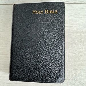 Holy Bible Leather Bound Gifted in 1937
